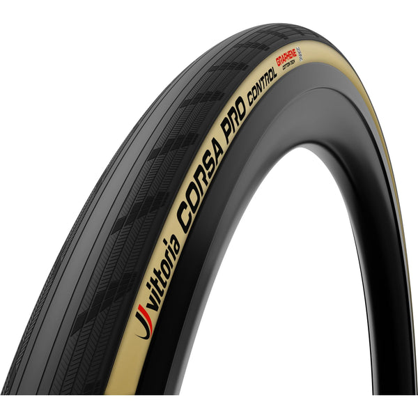 Vittoria Corsa Pro Control Folding Tubeless Ready Tyres in Black/Tan