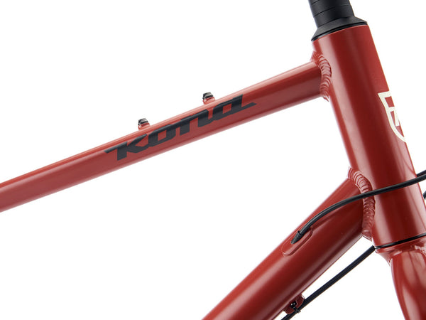 Kona Dew Hybrid Bike in Red
