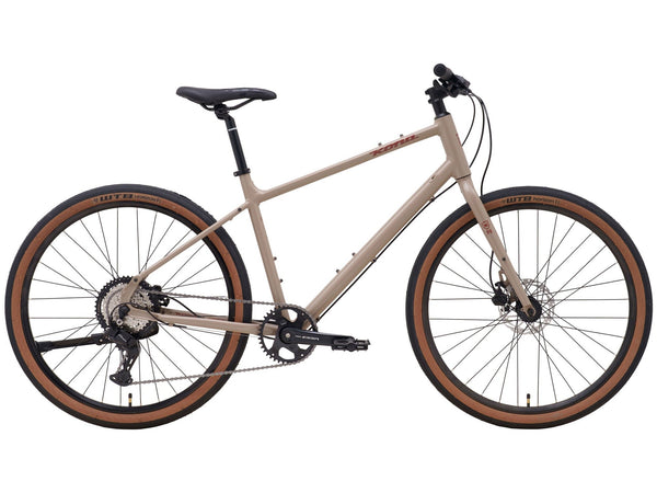 2025 Kona Dew Hybrid Bike in Brown