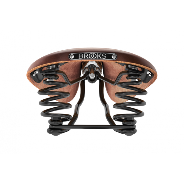 Brooks Flyer Leather Bicycle Saddle in Brown