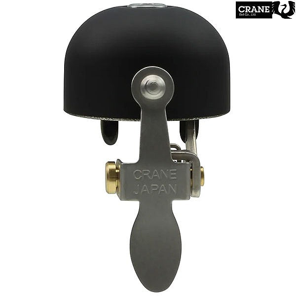 Crane E-Ne Bicycle Bell in Stealth Black