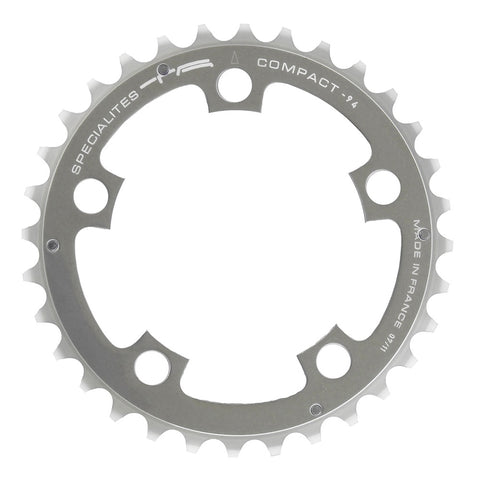 TA 94pcd 5 Arm 9 Speed Chainrings in Silver