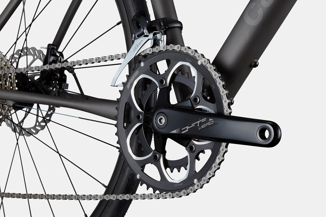 Cannondale Synapse 3 Endurance Road Bike in Smoke Black Stamford Cycle Co