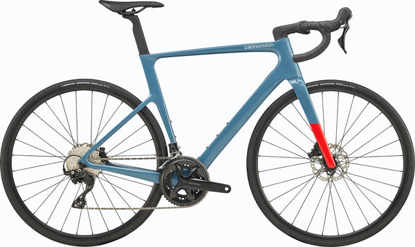 Cannondale SuperSix EVO 4 in Storm Cloud (Blue/Red)