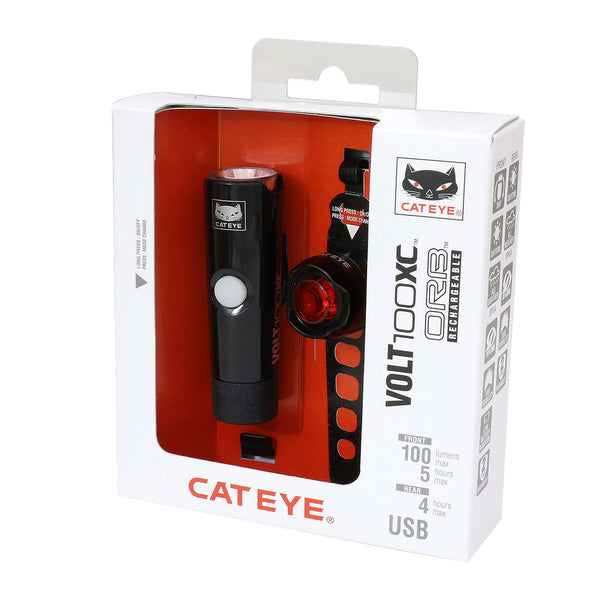 CatEye Volt 100 XC / ORB RC Bike Light Set