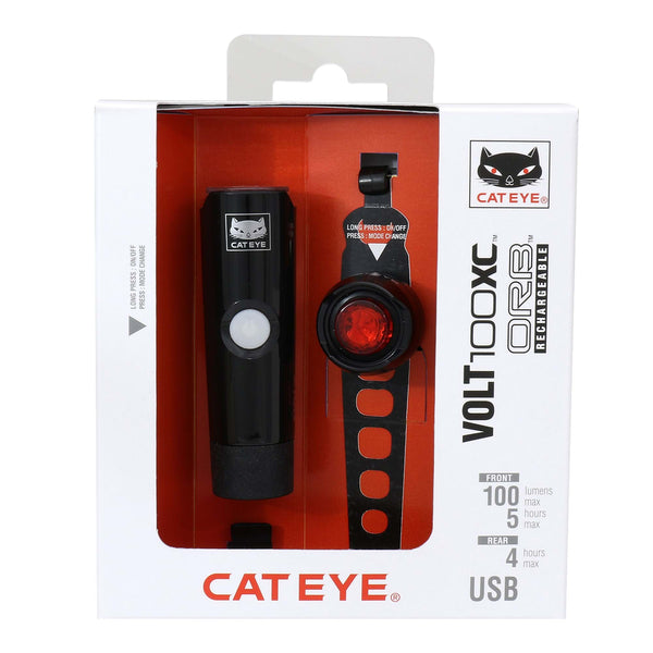CatEye Volt 100 XC / ORB RC Bike Light Set