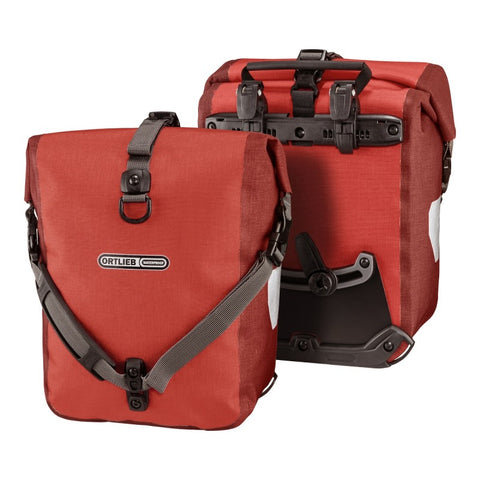 Ortlieb Sport-Roller Plus Front Pannier Set in Red