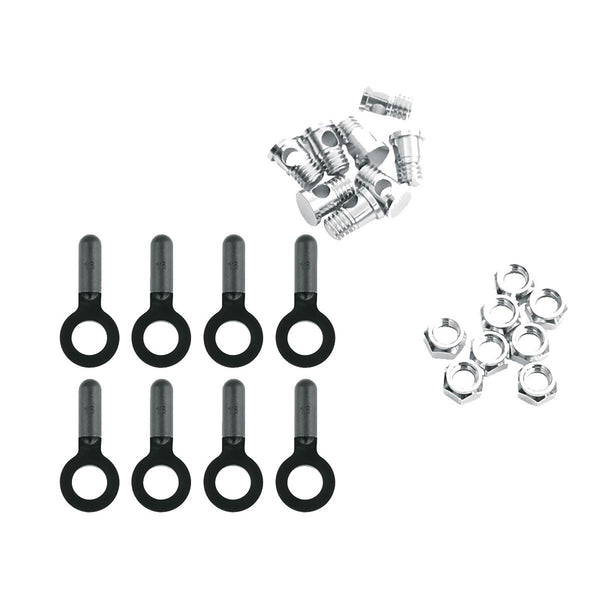 SKS 8x Bolts,Nuts & Endocarps For Chromoplastics/Longboards/Bluemels