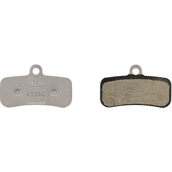 Shimano D03S-RX disc pads and spring, resin pad, steel back