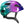 Lazer NutZ 2.0 KinetiCore Kids Bicycle Helmet in Purple/Turquoise Sparkle