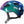 Lazer NutZ 2.0 KinetiCore Kids Bicycle Helmet in Purple/Turquoise Sparkle