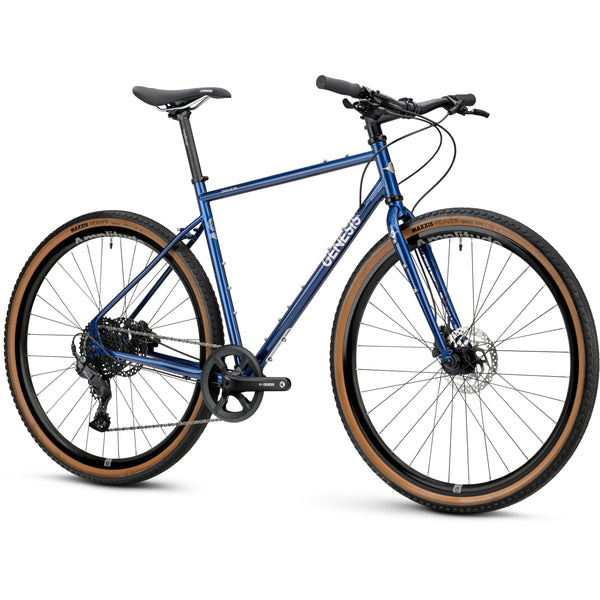 Genesis Croix De Fer 10 Flat Bar Gravel Bike in Blue