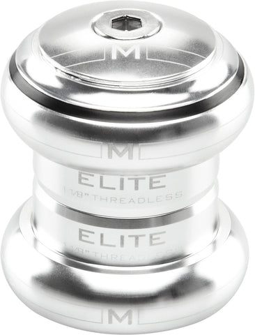 M Part Elite 1-1/8" Threadless Headset in Silver