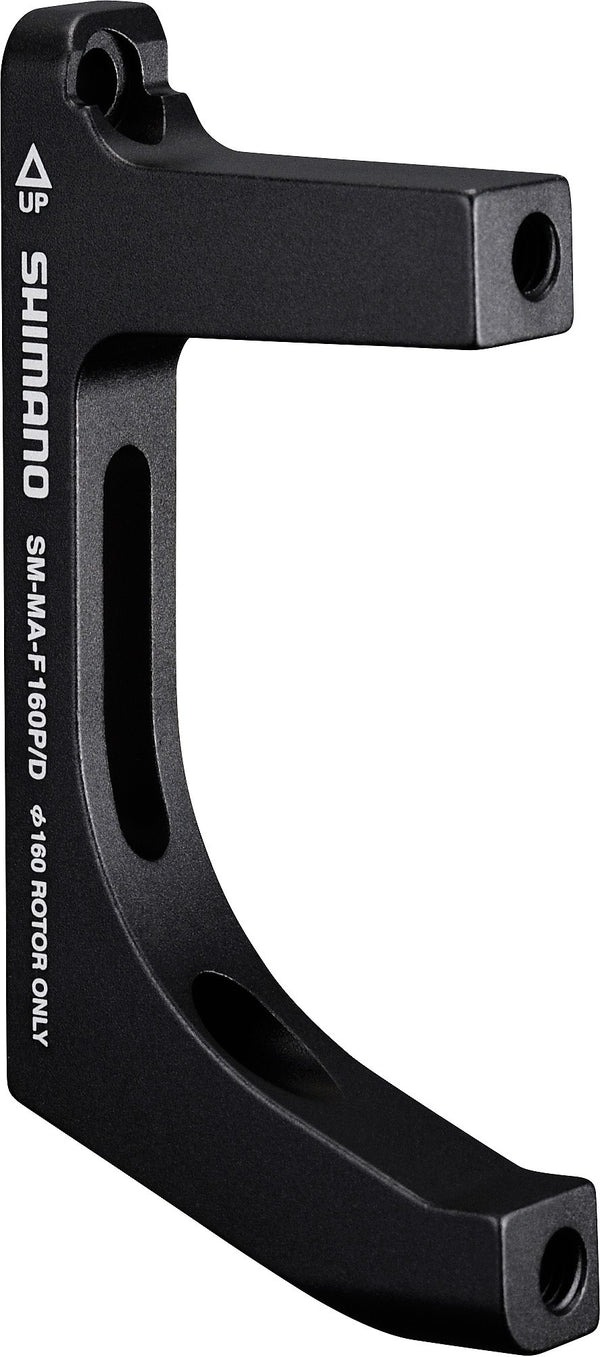 Shimano Disc Adapter For Post Mount Calliper / Flat Mount Fork (For 160mm Rotor)