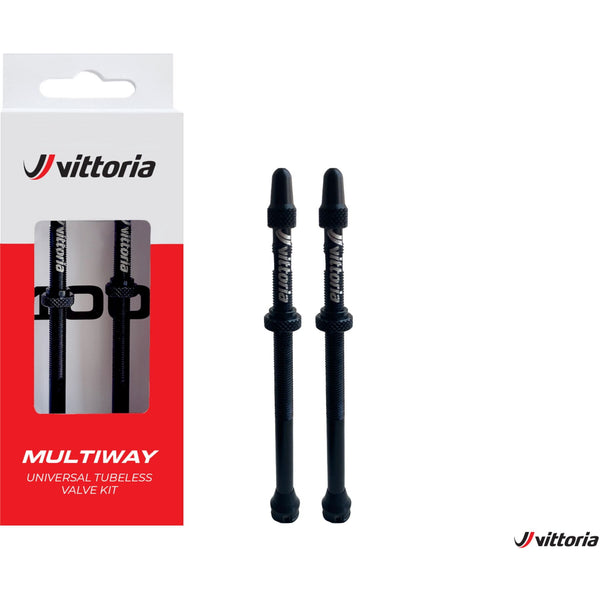 Vittoria Multiway Tubeless Valves in Black