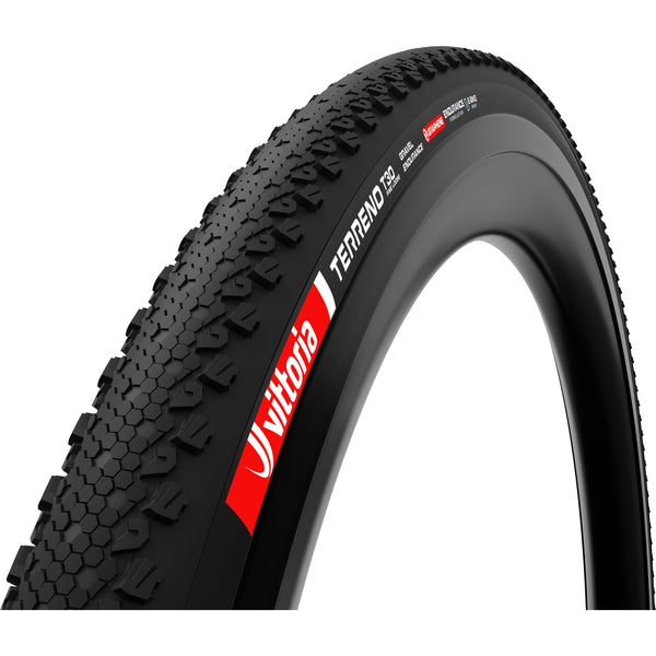Vittoria Terreno T30 G2.0 Fine Loose Gravel Endurance Tubeless Ready Tyre in Black