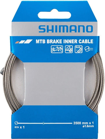 Shimano MTB Tandem Stainless Steel Inner Brake Wire, 1.6 x 3500mm