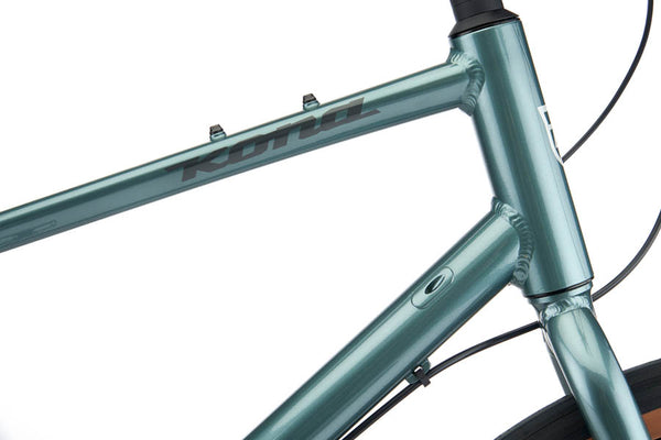 Kona Dew Plus Hybrid Bike in Gloss Green