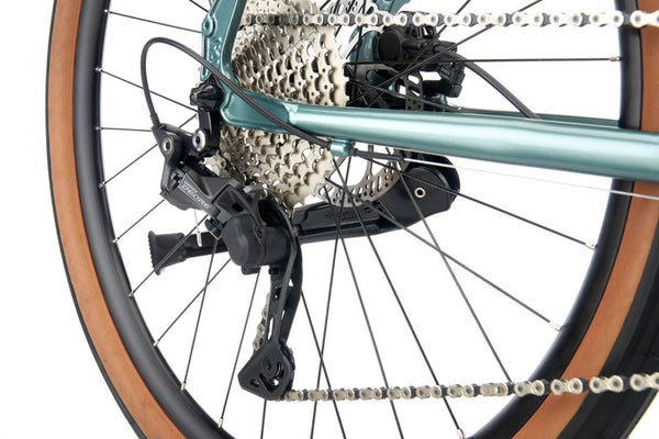 Kona Dew Plus Hybrid Bike in Gloss Green