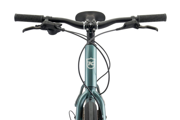 Kona Dew Plus Hybrid Bike in Gloss Green