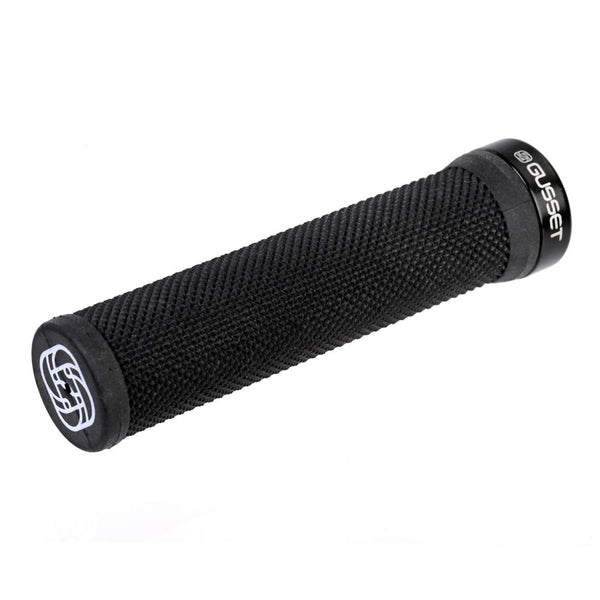 Gusset Single File Lock On Grip Black