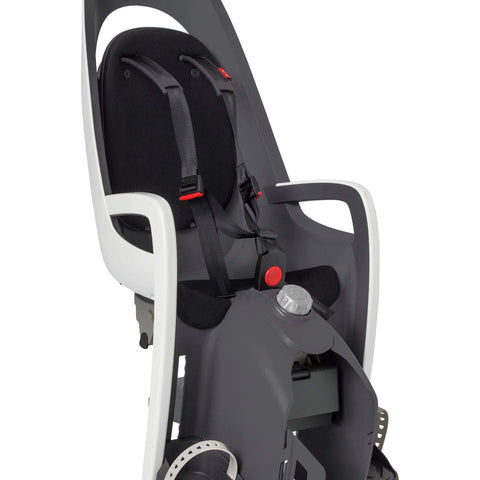 Hamax Caress Child Bike Seat (Pannier Rack Version) in White / Black