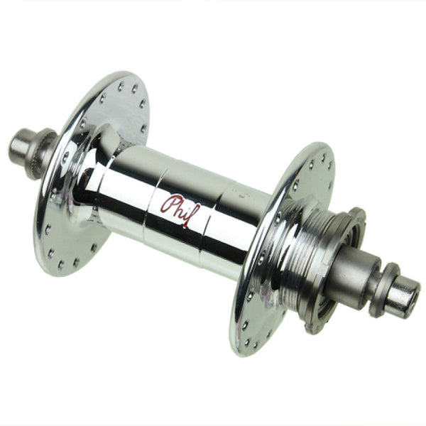 Phil Wood Track High Flange Rear Hub in Black