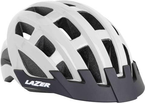 Lazer Compact Adults Helmet in White