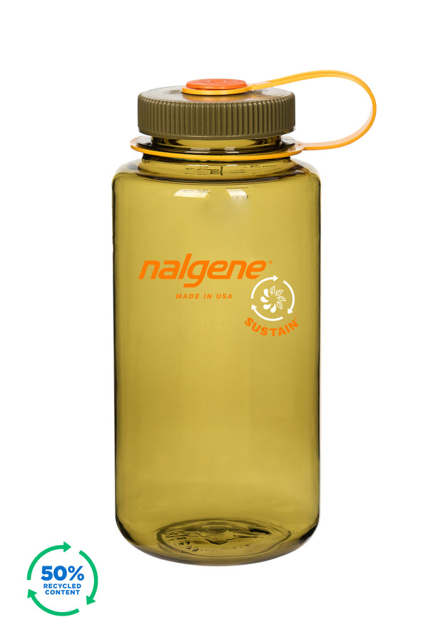 Olive Nalgene 32oz Water Bottle