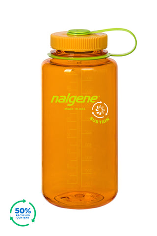 Orange Nalgene 32oz Water Bottle