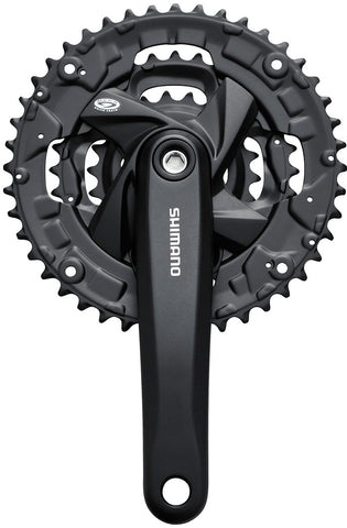Shimano FC-M371 chainset without chainguard, square taper, 44 / 32 / 22T, 175 mm, black