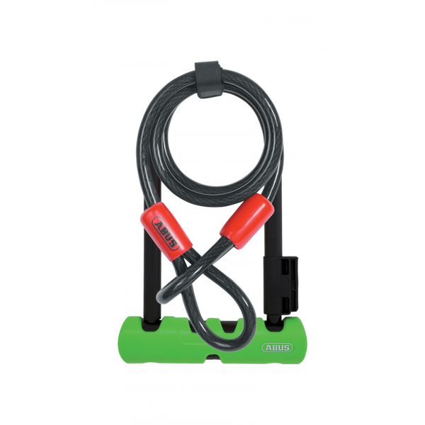 Abus Ultra 410 Sold Secure Silver Bicycle D-Lock with Cable