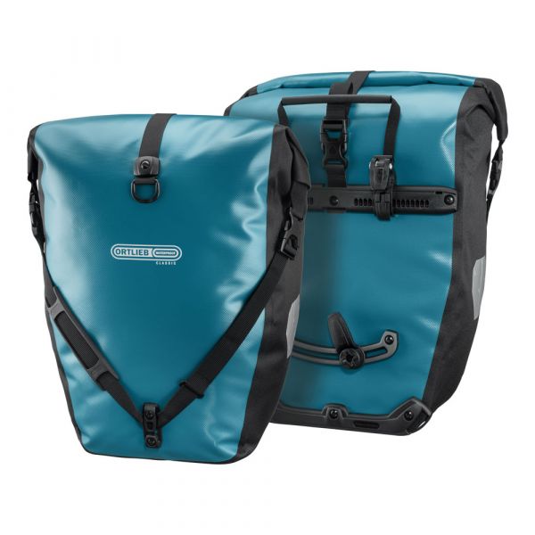 Ortlieb Back Roller Classic Rear Pannier Set in Petrol Blue