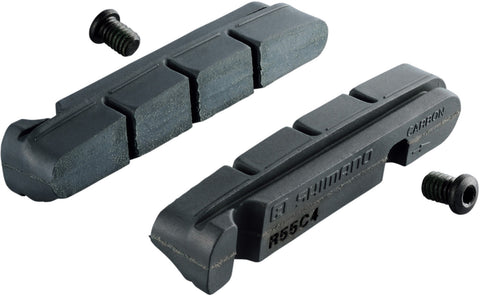 Shimano R55C4 Cartridge Pad Inserts (For Carbon Rims)