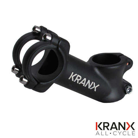 KranX 31.8mm Alloy 35° Rise A/Head 1 1/8" Stem in Black